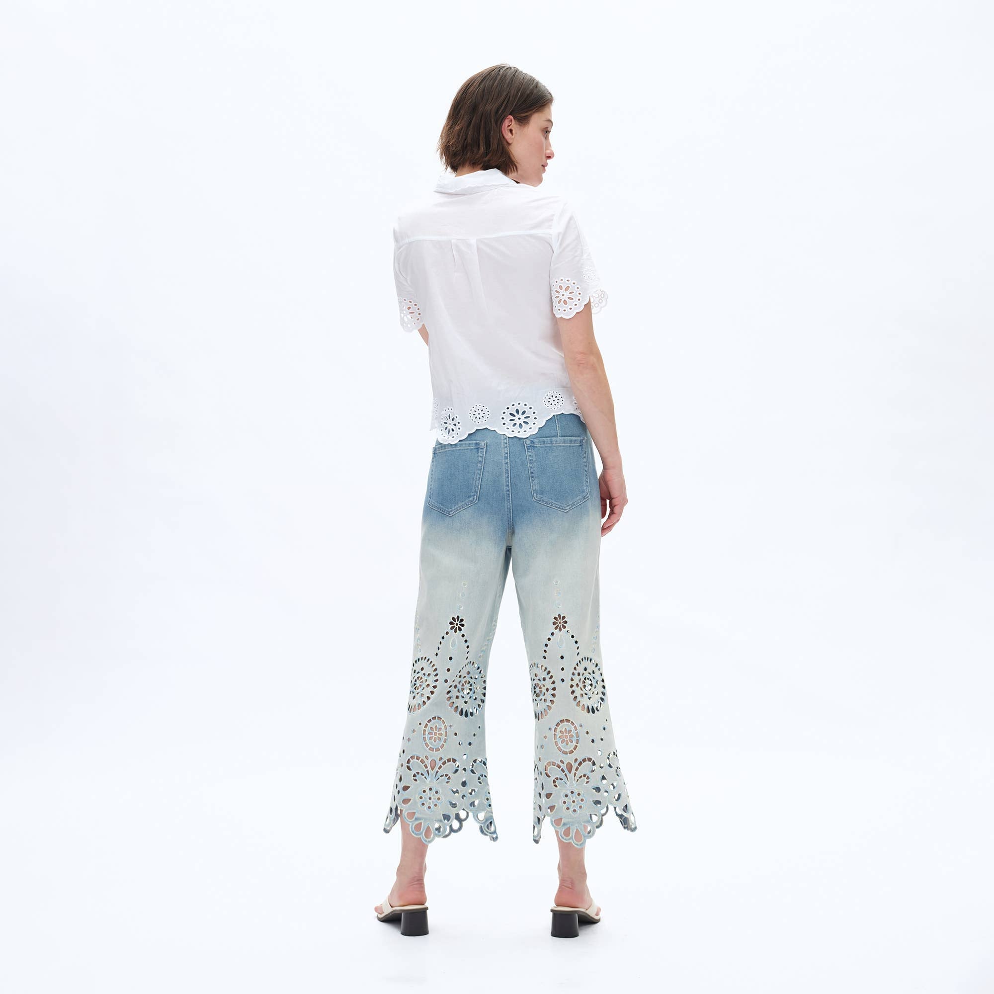 Bluebell Embroidered Denim