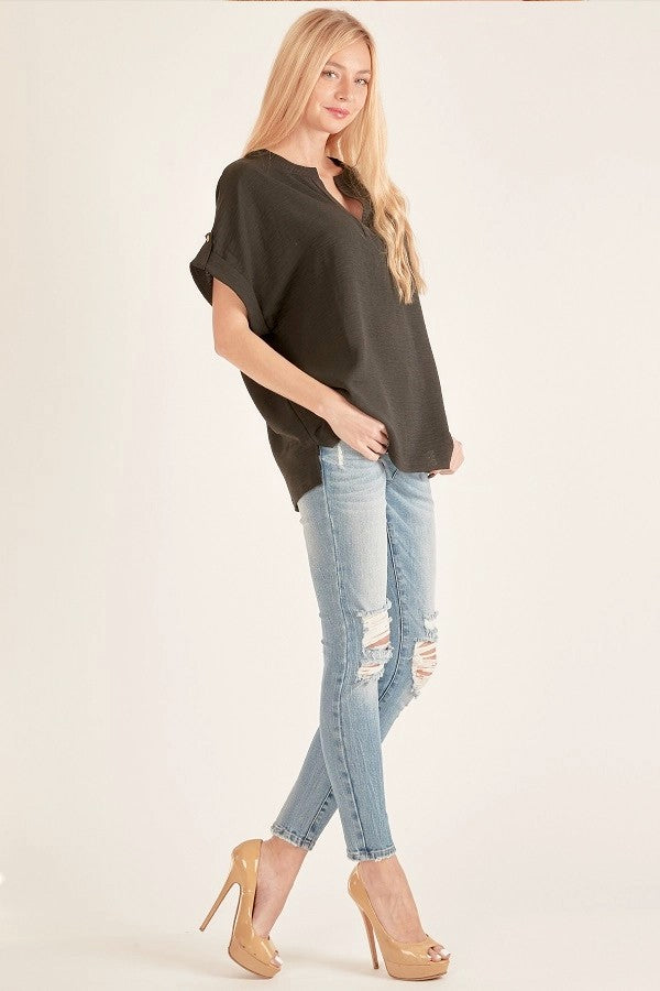 Chic Button Top