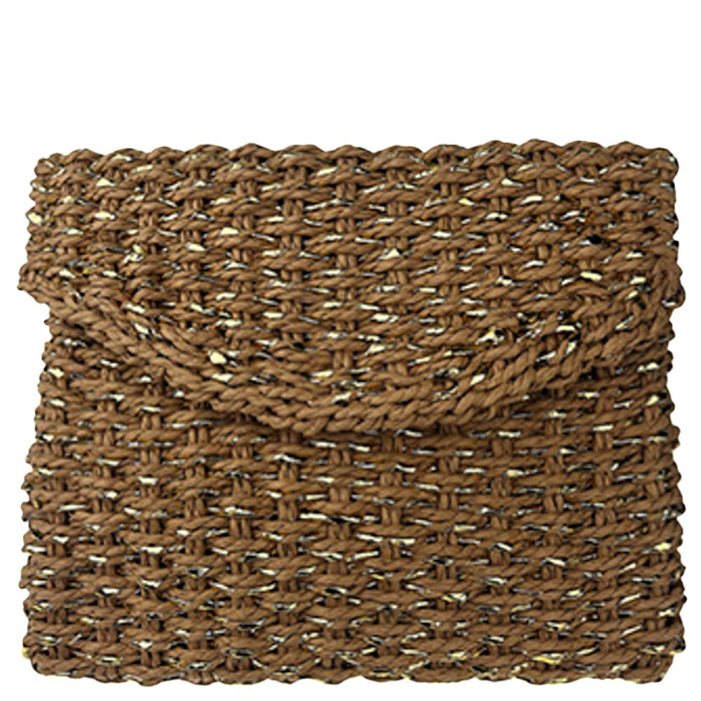Chic Woven Clutch