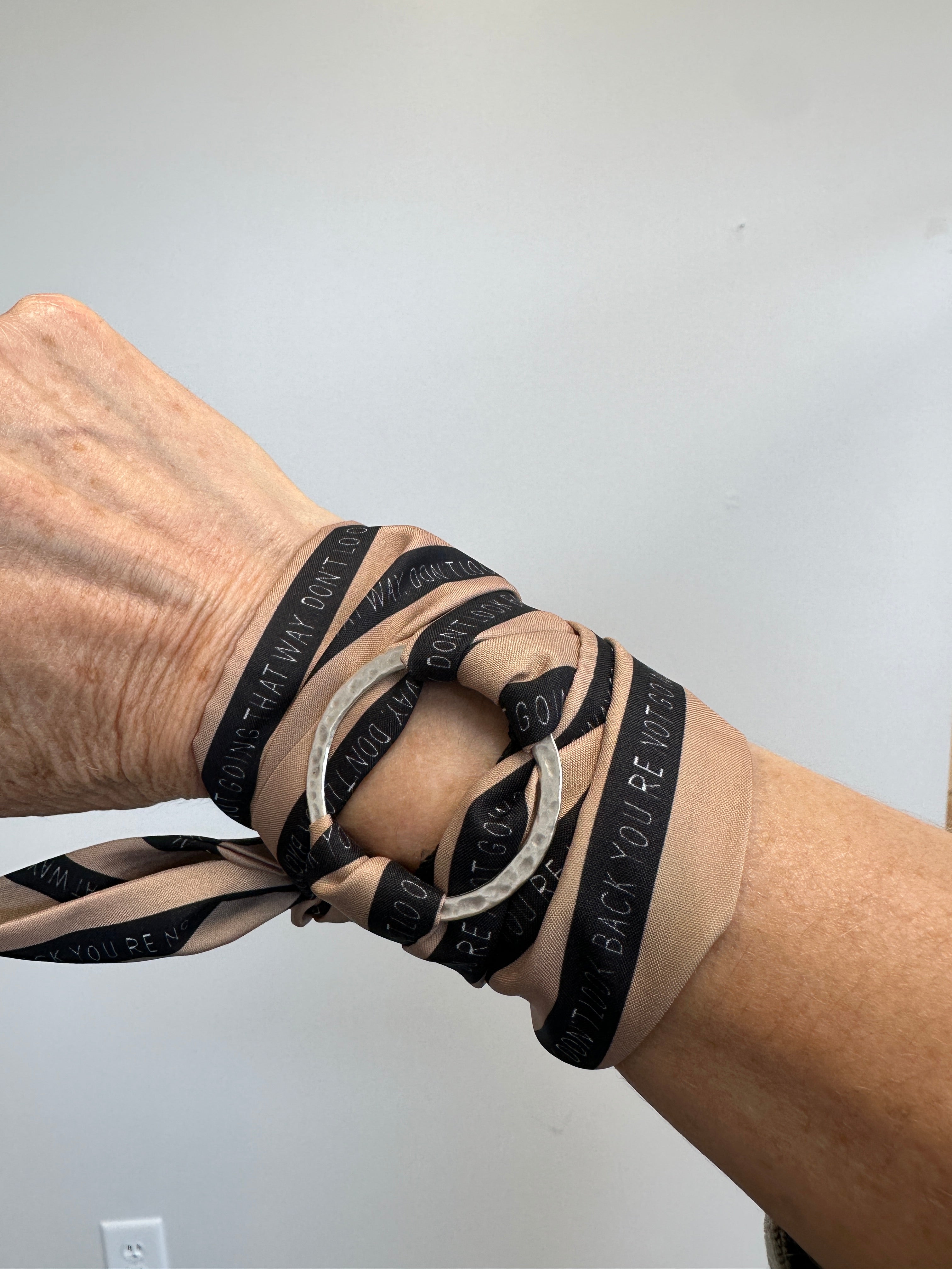 Coffee in Paris Scarf Bracelet