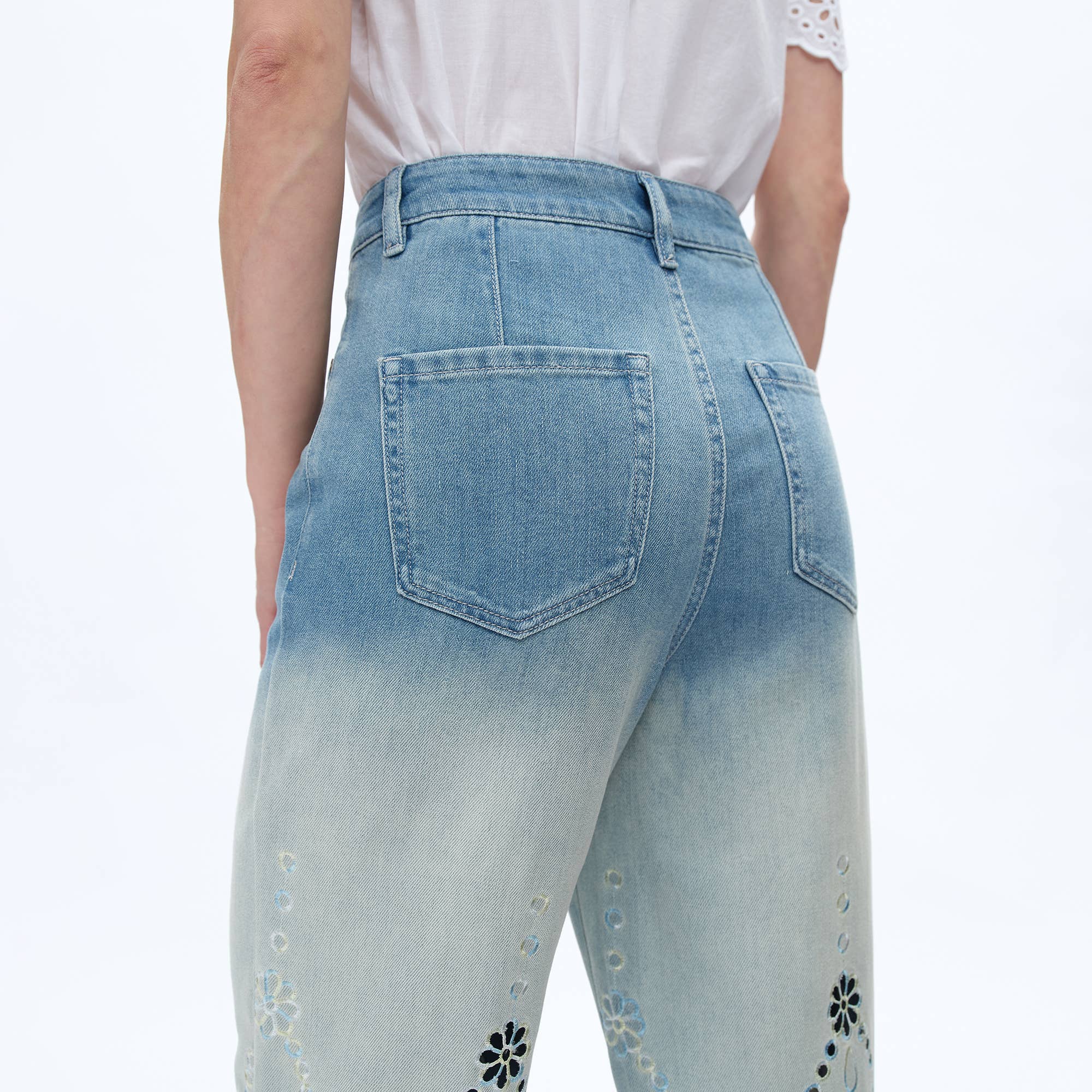 Bluebell Embroidered Denim