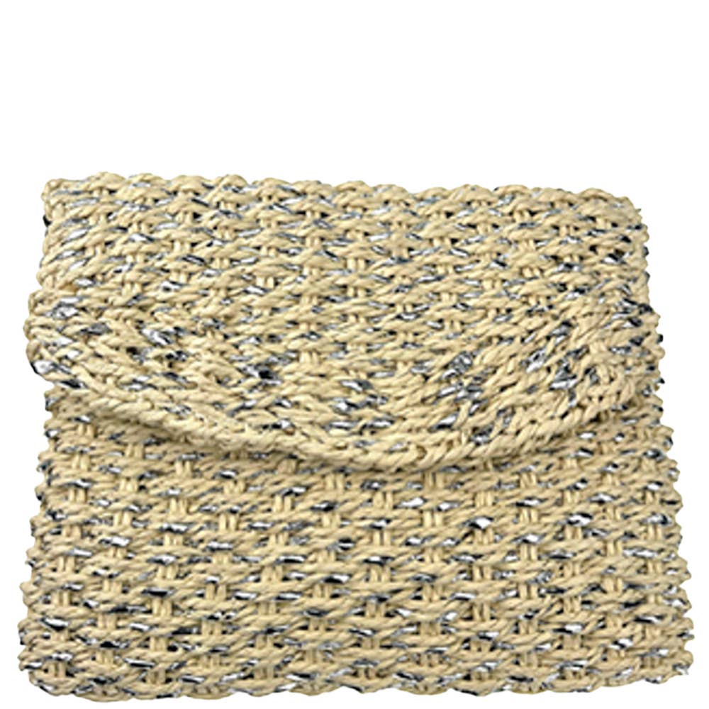 Chic Woven Clutch
