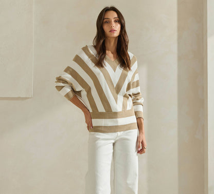 Sandstone Chevron Sweater