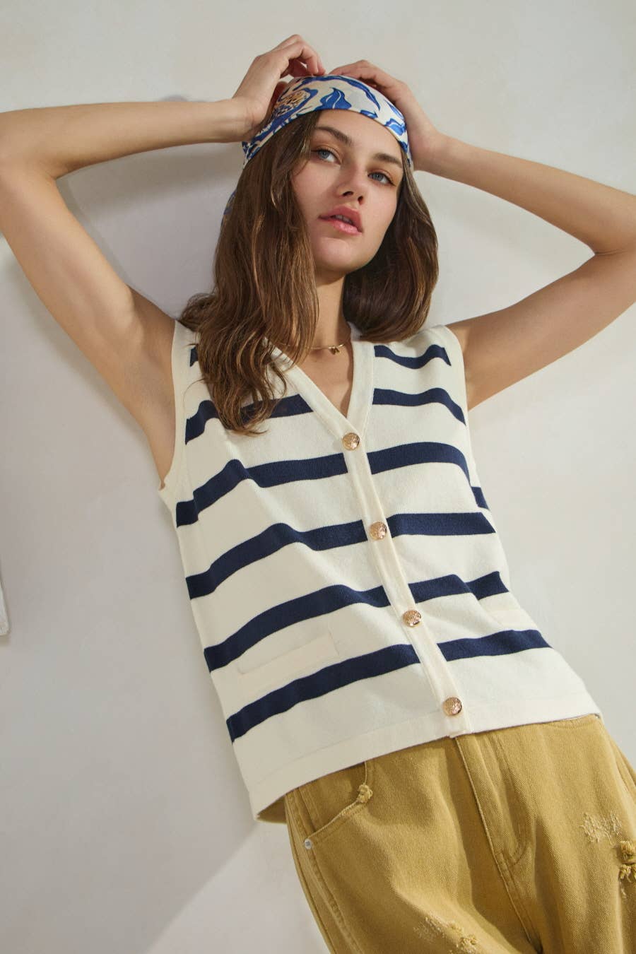 Seaside Stripes Sweater Vest