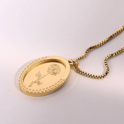 Vintage Rose Pendant