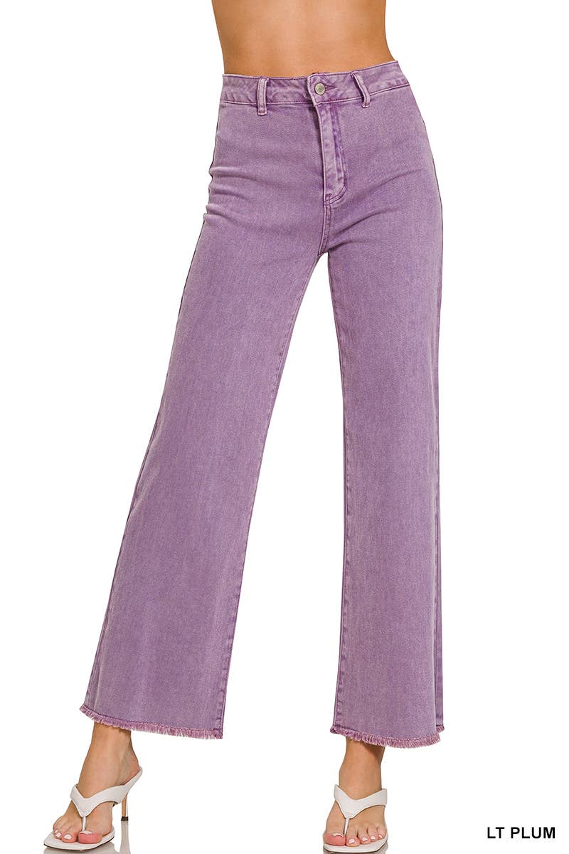 Washed Violet Wander Pants
