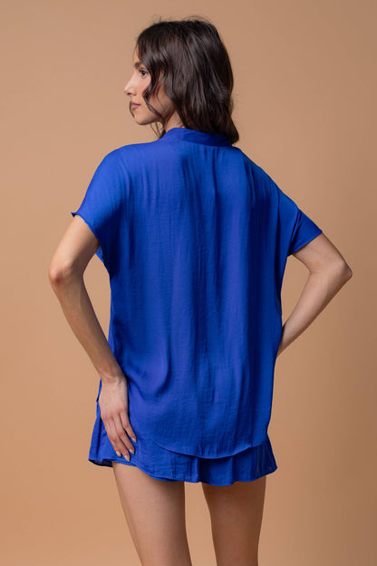 Seine Soft V-Neck Top