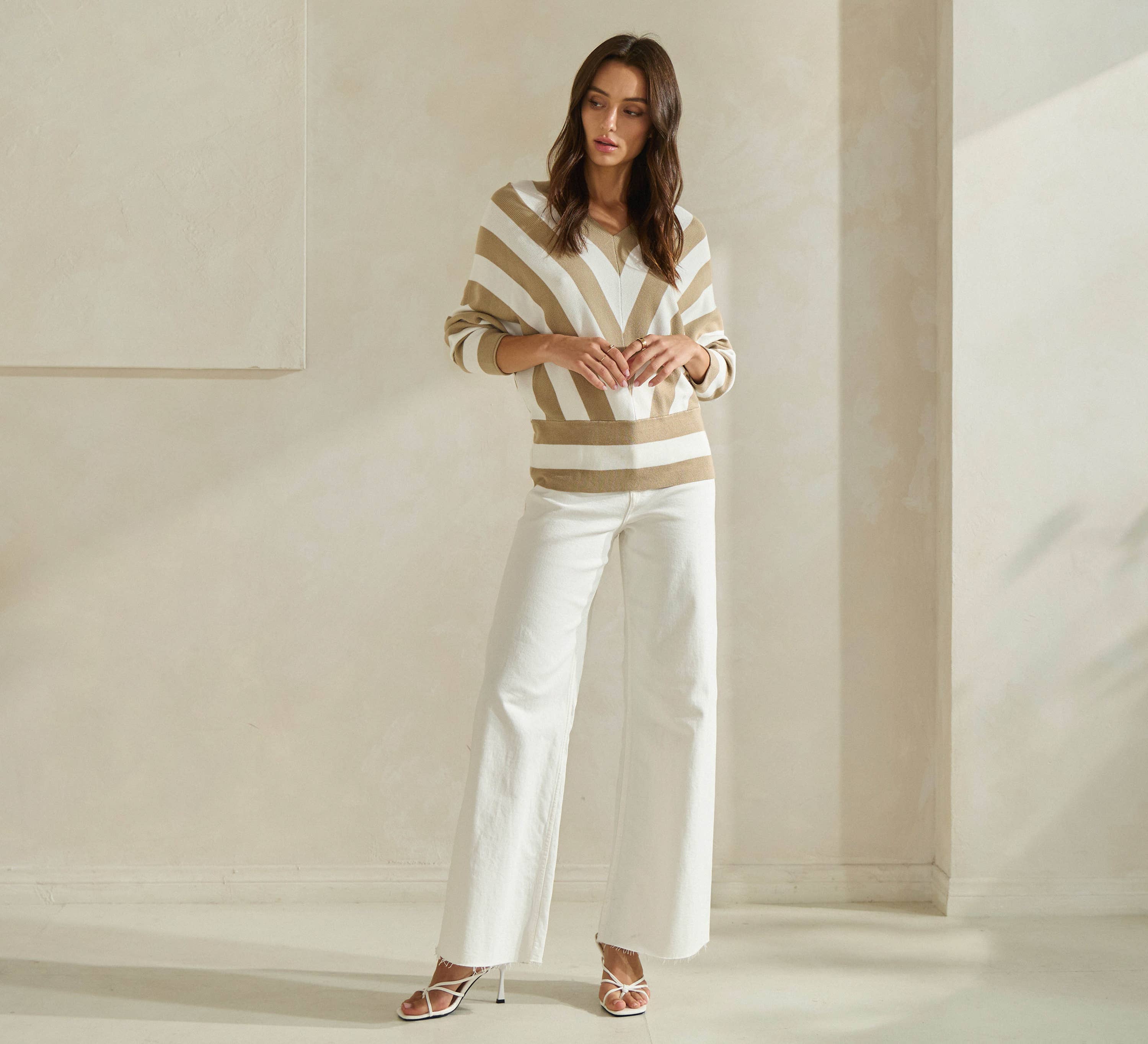 Sandstone Chevron Sweater