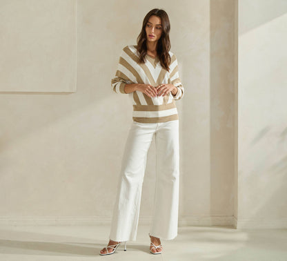 Sandstone Chevron Sweater