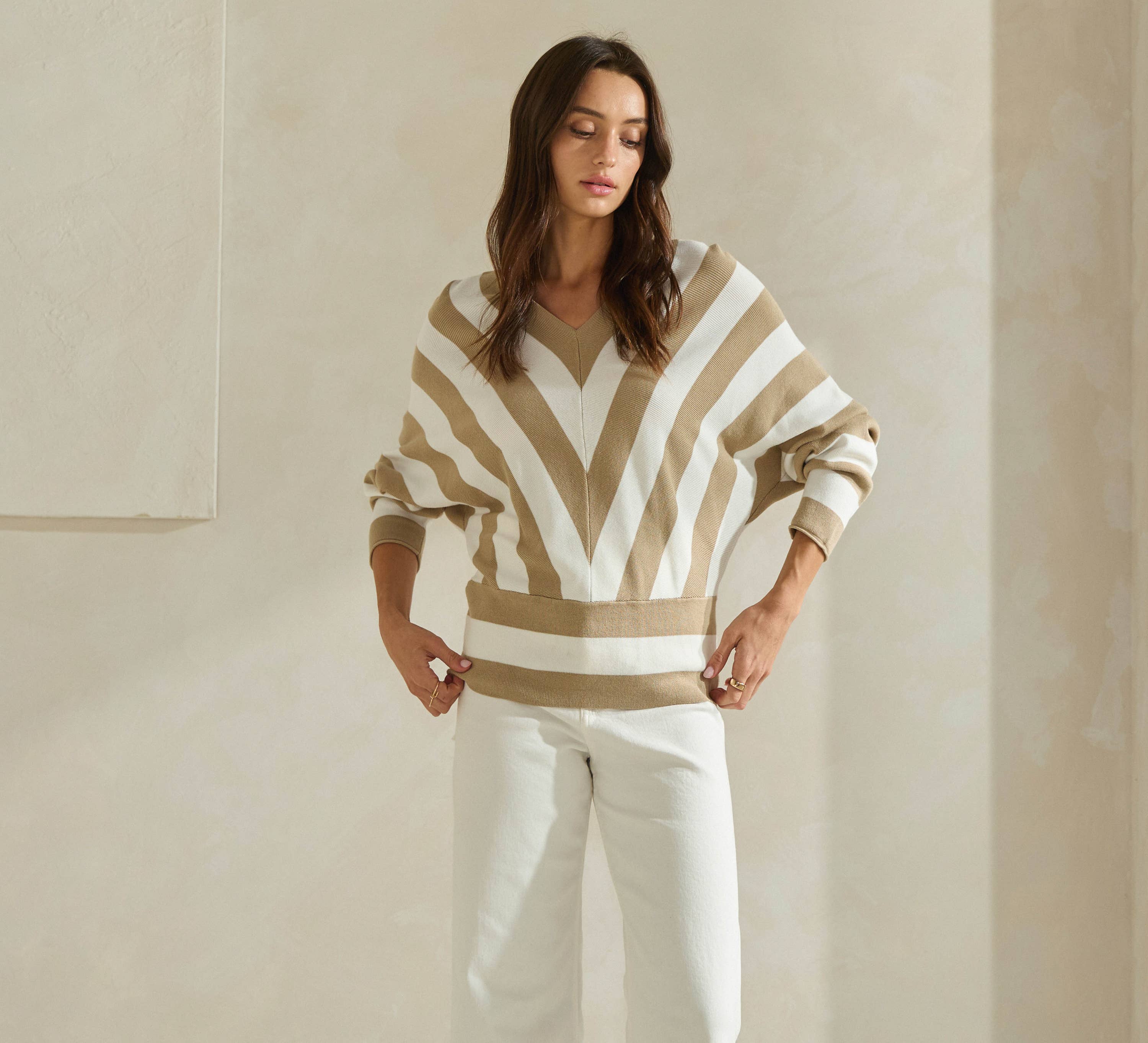 Sandstone Chevron Sweater