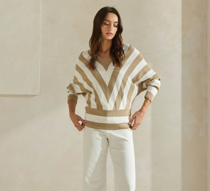 Sandstone Chevron Sweater