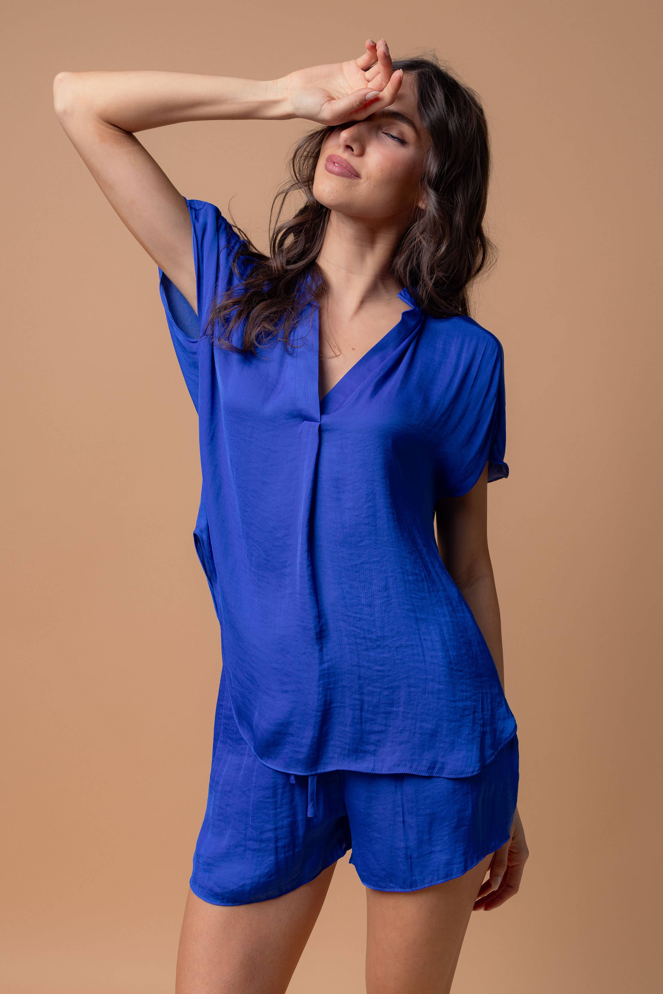 Seine Soft V-Neck Top
