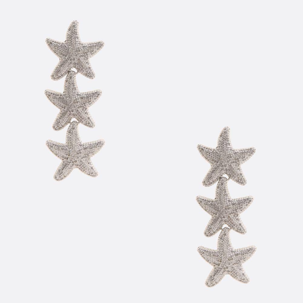 Starfish Trio Earrings