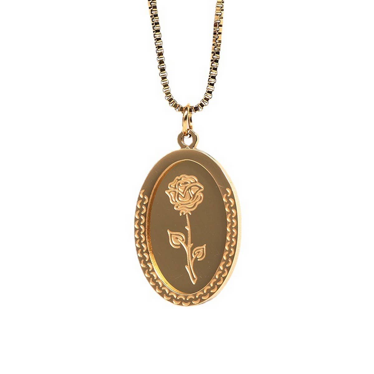 Vintage Rose Pendant