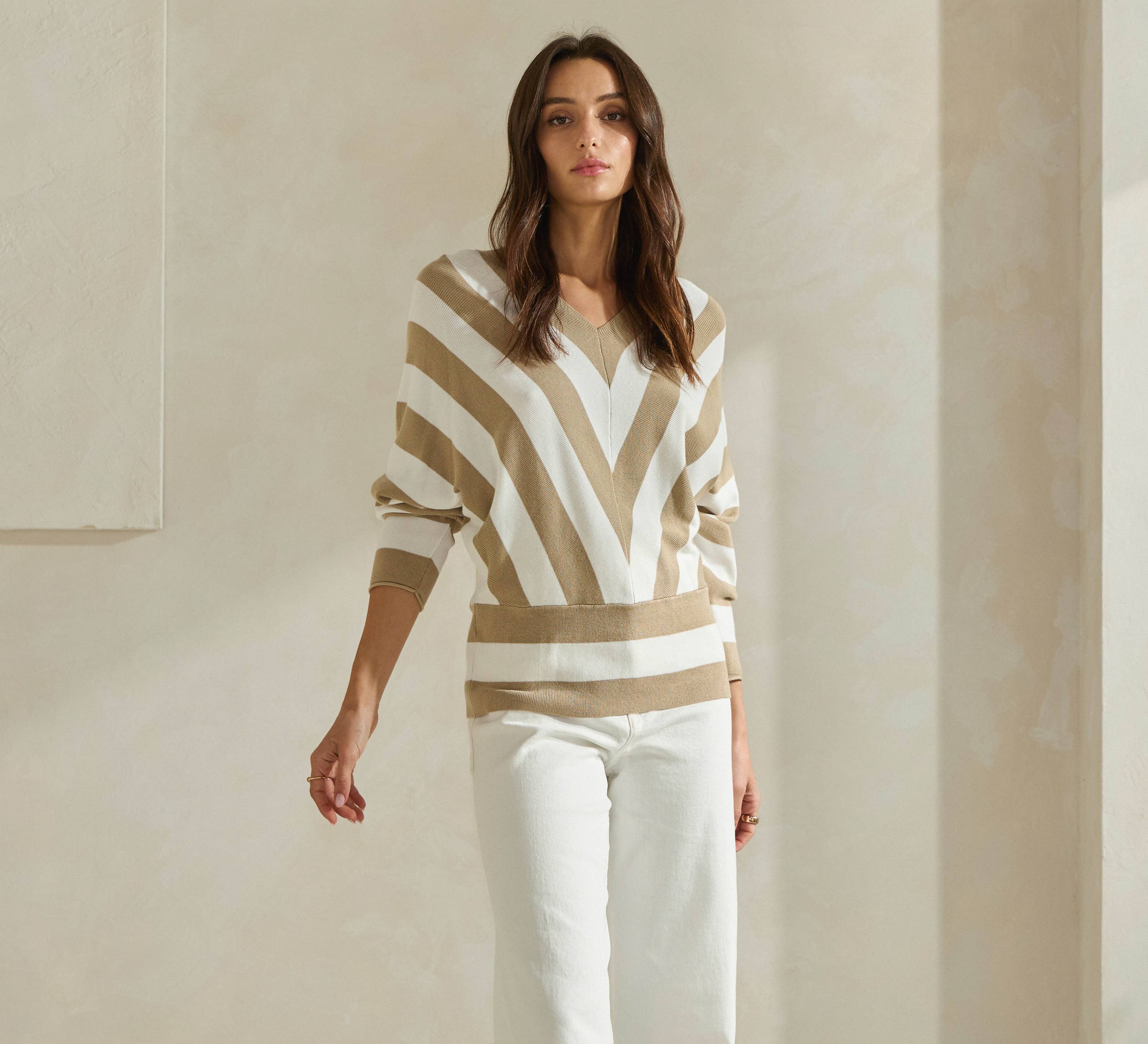 Sandstone Chevron Sweater