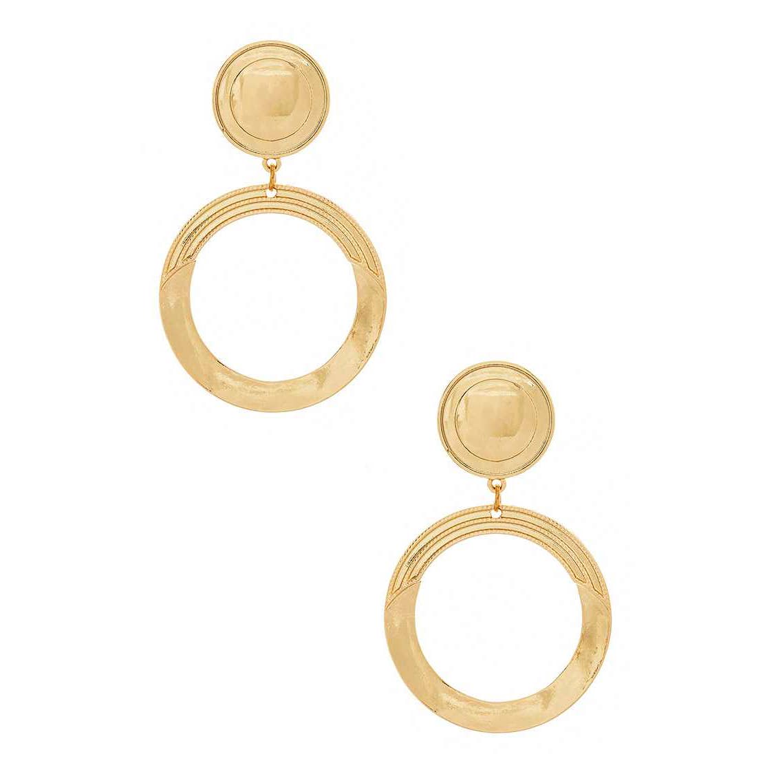 Lunar Loop Drop Earrings
