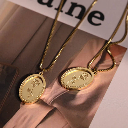 Vintage Rose Pendant