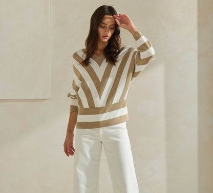 Sandstone Chevron Sweater