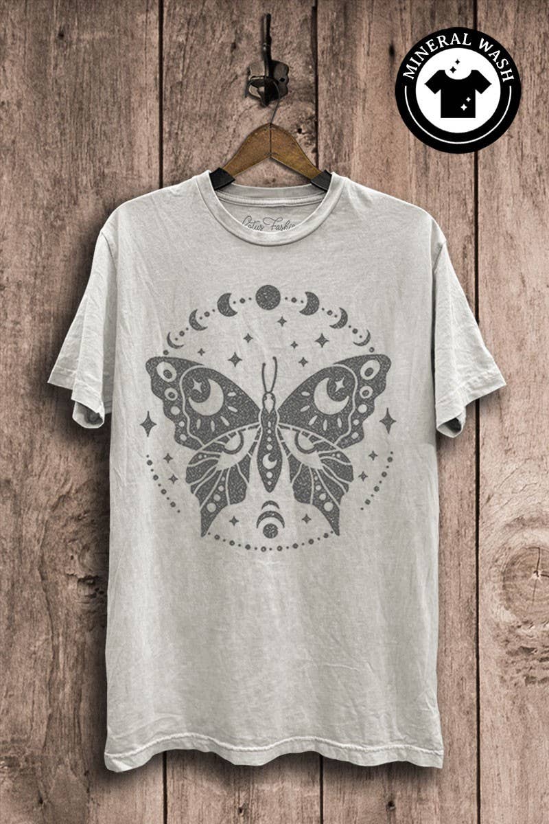 Celestial Butterfly Circle Tee