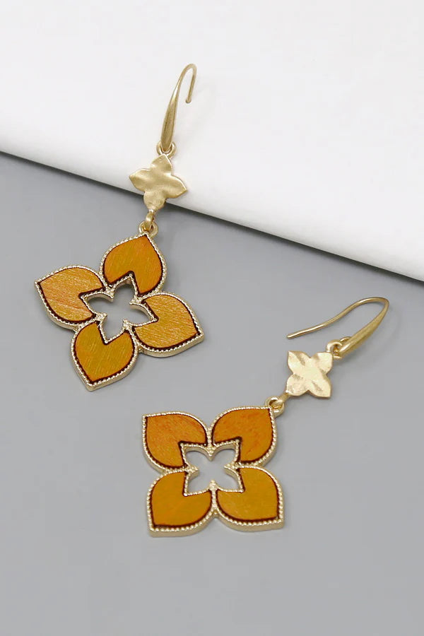 Cloverwood Earrings