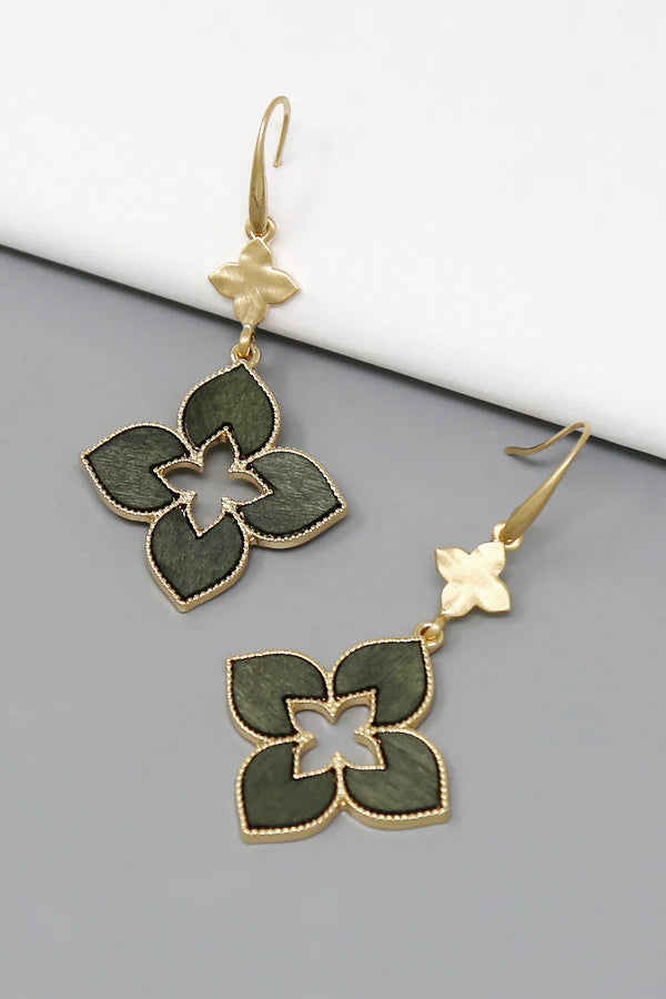 Cloverwood Earrings