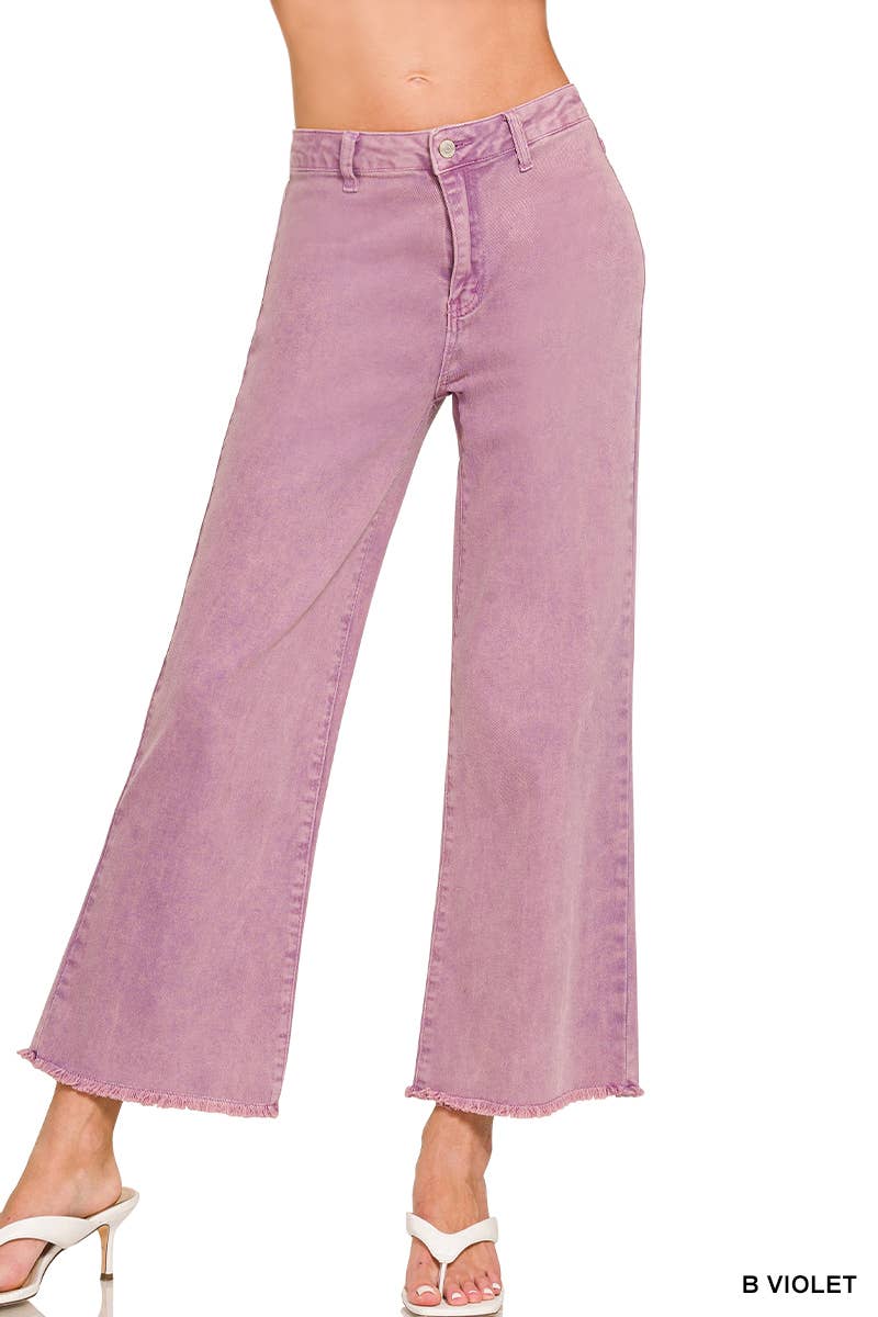 Washed Violet Wander Pants