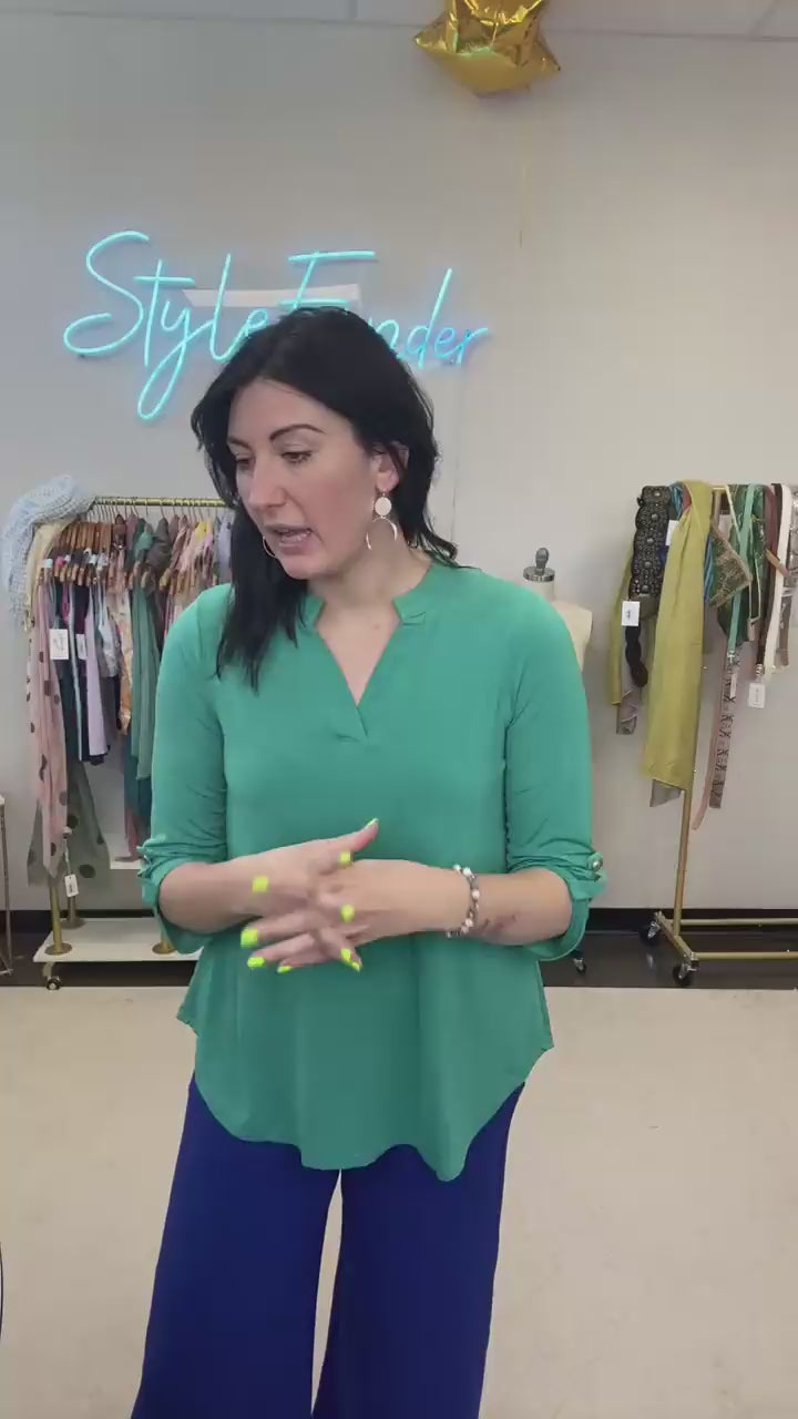 Mandarin Collar Top