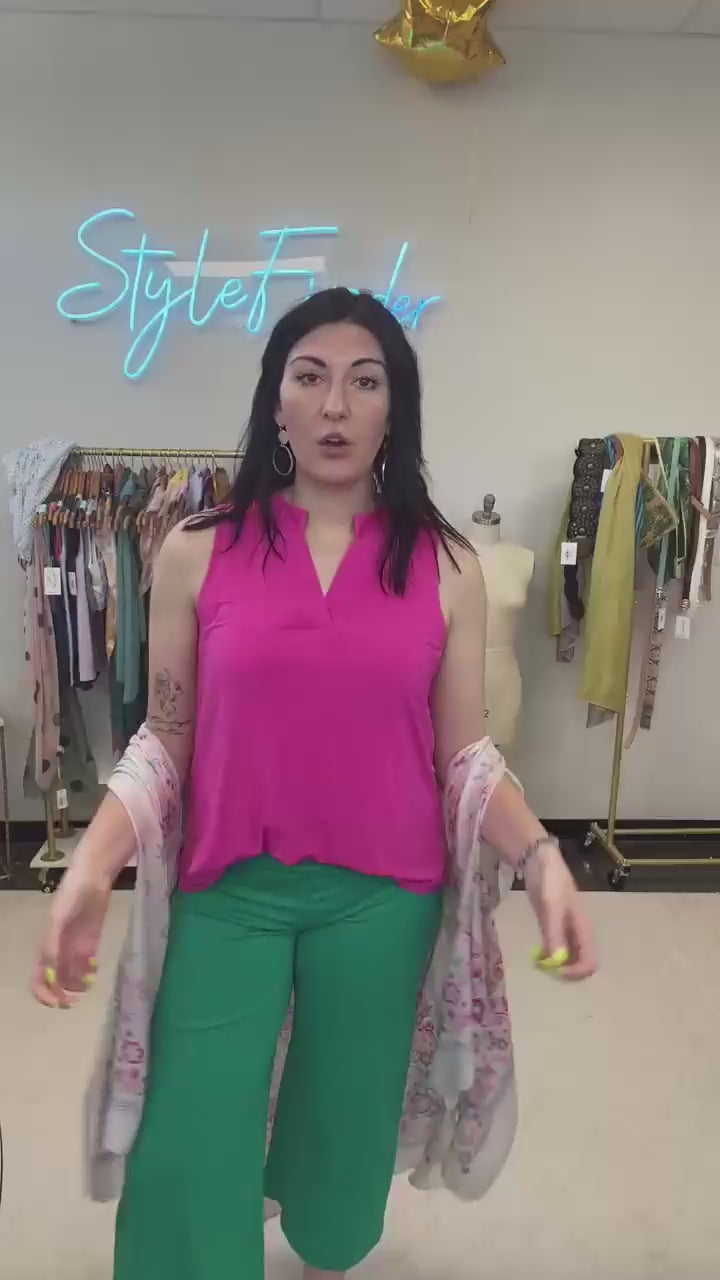 Lizzy Pink A-Line Top