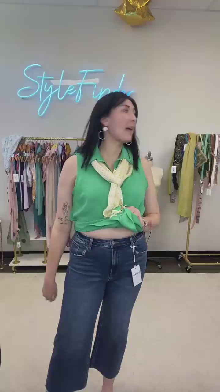 Harper High-Rise Crop Flare